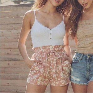 See The Truth Ribbed Knit Cami-Wht